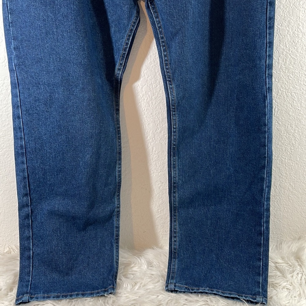 WRANGLER Regular Fit Straight Leg Opening Denim Jeans Size 42x30 NEW - Picture 3 of 11